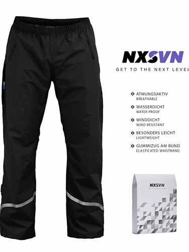 Nxsvn herren fahrrad regenhose - herren, fahrrad-regenhose