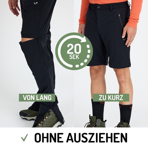 Zip off wanderhose outdoor - zip-off,